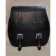 borsa big bag alabama con incavo per ammortizzatorein pelle per moto custom