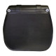 borsa florida in pelle per moto custom con schiena rigida