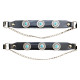 Cinturini per stivali exclusive in pelle con borchie