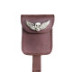 porta telepass slim in pelle per moto custom