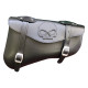 borsa diagonale virginia in pelle con teschio per moto custom