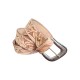 cintura in cuoio country flowers con fibbia western decorata