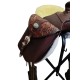 borsa doppia corta exclusive con tasca e porta borraccia in pelle per pomello sella western e sella wade