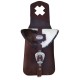 borsa singola corta exclusive in pelle per pomello sella western o wade
