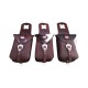 borsa singola corta exclusive in pelle per pomello sella western o wade