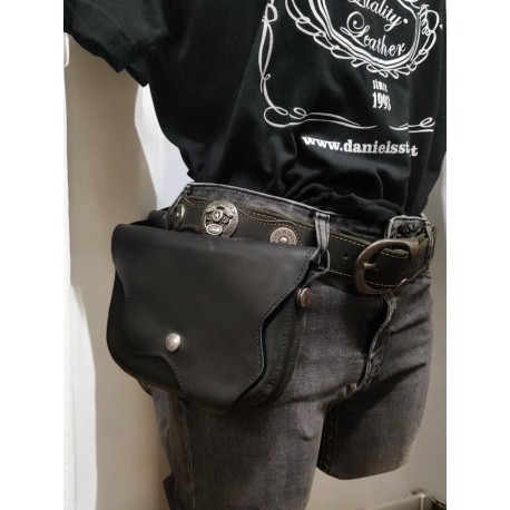 borsello arizona in pelle per passanti dei pantaloni o cintura