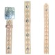 cintura in cuoio stile navajo con fibbia e borchie