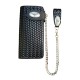 portafoglio grande exclusive in pelle con catena