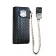 portafoglio grande exclusive in pelle con catena