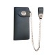 portafoglio grande exclusive in pelle con catena