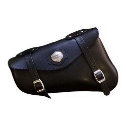borsa diagonale virginia in pelle con shield per moto custom