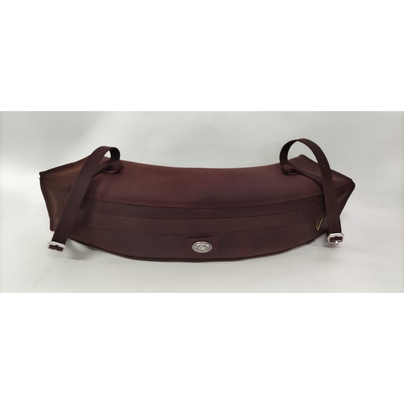 Borsa Da Sella Western In Vera Pelle Nera Per Cavallo - Nuova, Artigianale Dall'India